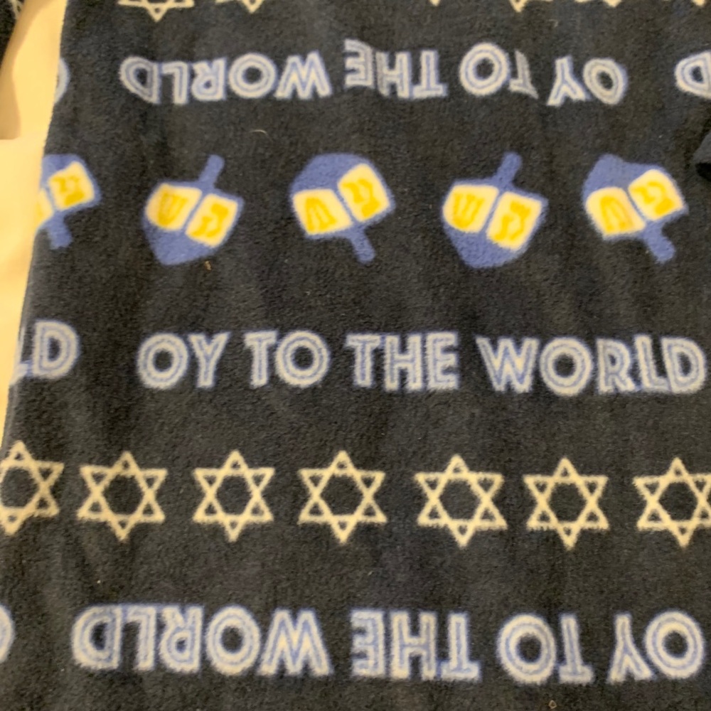 Chanukah nightgown w/ matching one for 18” doll.